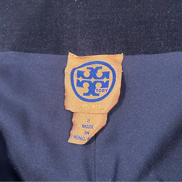 Tory Burch Red Embroidered Flared Pants - Picture 2 of 2